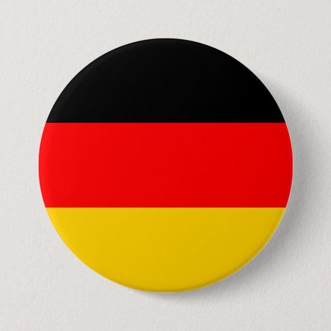 Germany Flag 7.5 Cm Round Badge (Front)