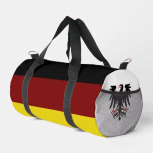 Germany flag and coat of arms duffle bag