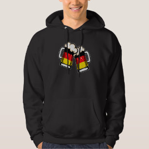 Germany Flag Beer Mug Cool German Beer Hoodie