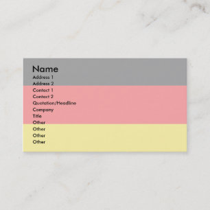 Germany Flag Business Card