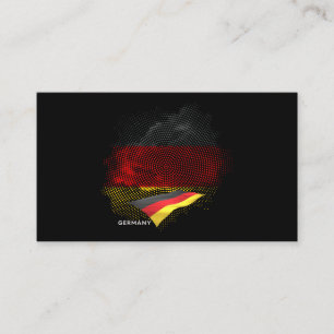 Germany flag business card