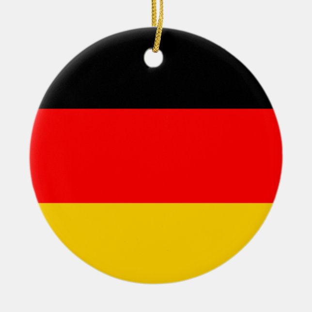 Germany Flag Ceramic Ornament (Front)