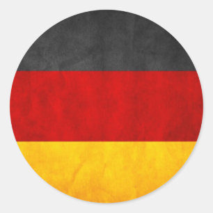 Germany Flag Classic Round Sticker