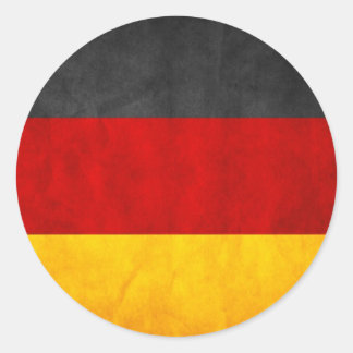 Germany Flag Classic Round Sticker