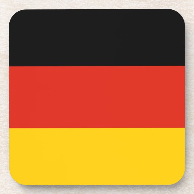 Germany Flag Coaster (Front)