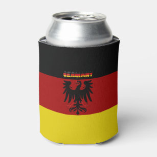 Germany flag-coat of arms   can cooler