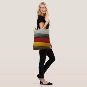 Germany Flag Colors-Chrome by Shirley Taylor Tote Bag