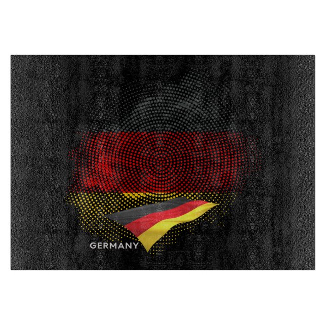 Germany flag cutting board (Front)