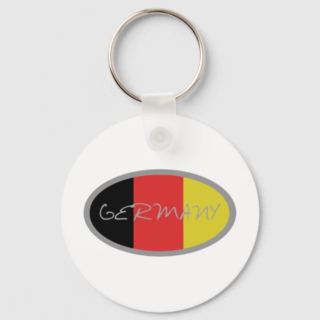 Germany Flag design! Key Ring (Front)