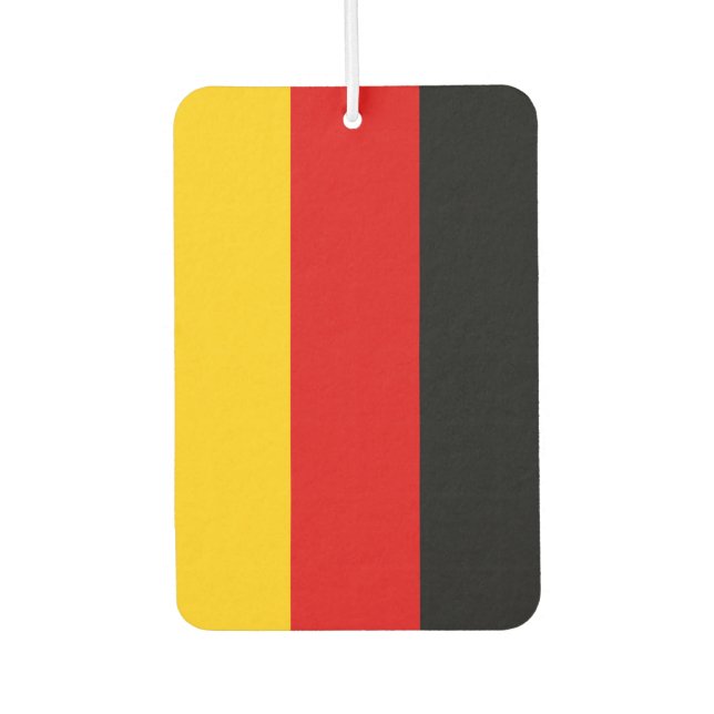 Germany Flag Deutschland Patriotic German Car Air Freshener (Front)