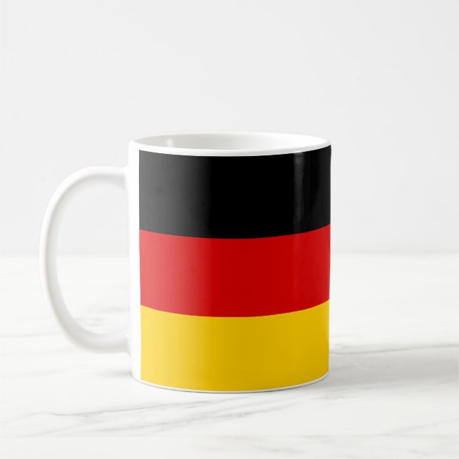 Germany Flag Deutschland Patriotic German Coffee Mug (Left)