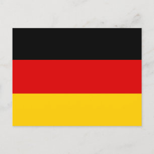 Germany Flag Deutschland Patriotic German Postcard