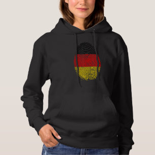 Germany Flag Fingerprint It Is In My Dna For Germ Hoodie