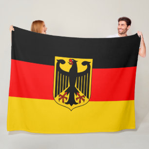 Germany Flag Fleece Blanket