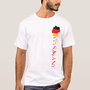 Germany Flag German Flag Deutschland Map T-Shirt