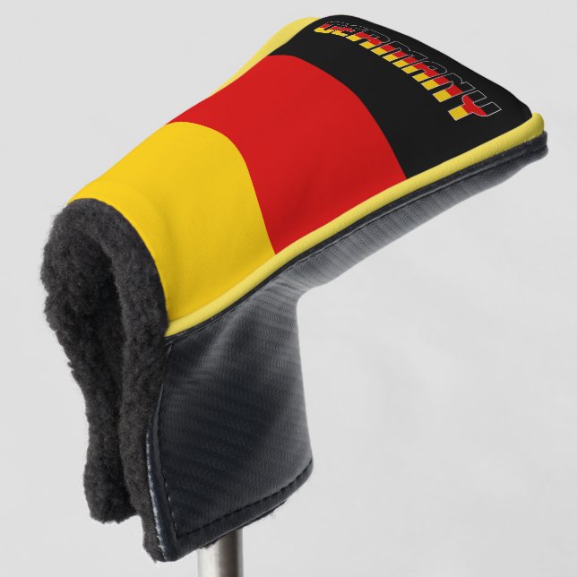 Germany Flag Gorgeous Patriotic Golf Head Cover (3/4 Front)