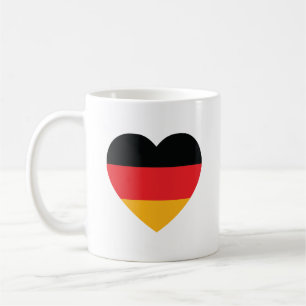 Germany Flag Heart Coffee Mug