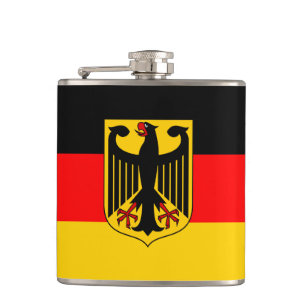 Germany Flag Hip Flask