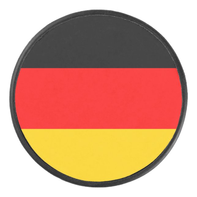 Germany Flag Hockey Puck (Front)