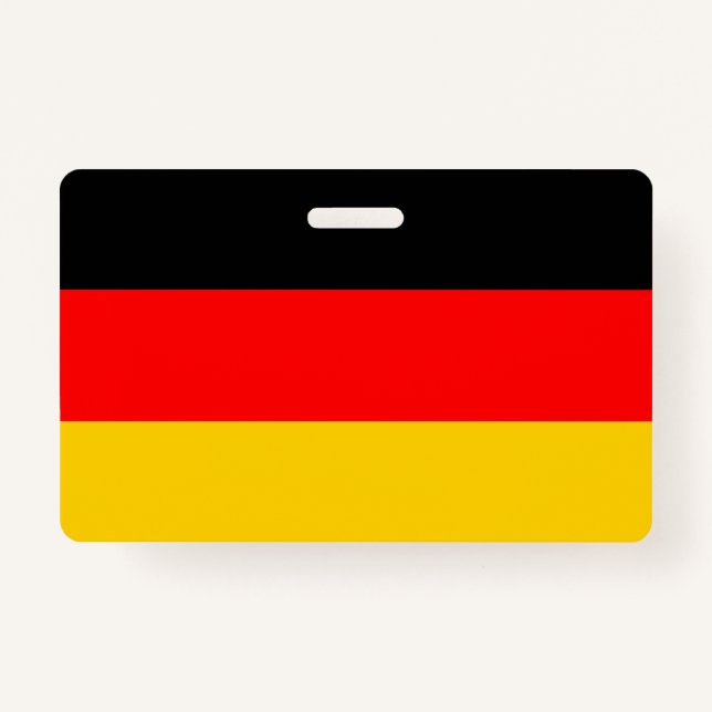 Germany Flag ID Badge (Front)