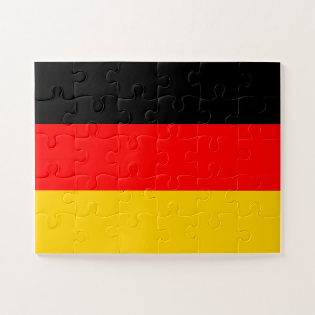 Germany Flag Jigsaw Puzzle (Horizontal)
