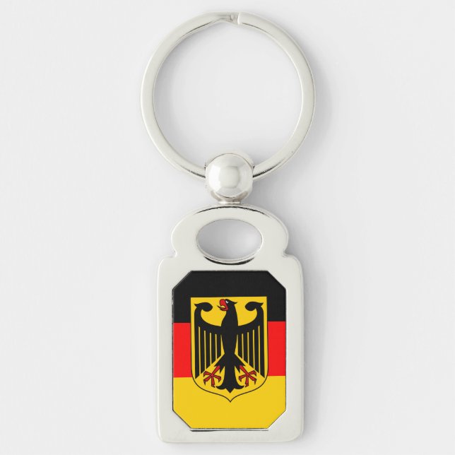 Germany Flag Key Ring (Front)