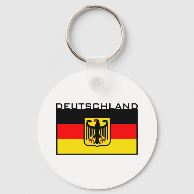 Germany Flag Key Ring (Front)