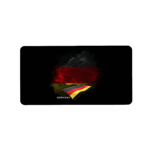 Germany flag label