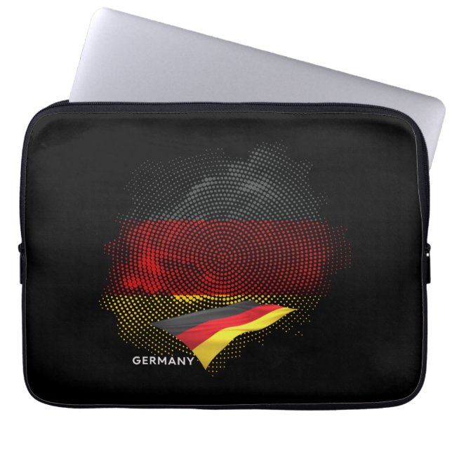 Germany flag laptop sleeve (Front)