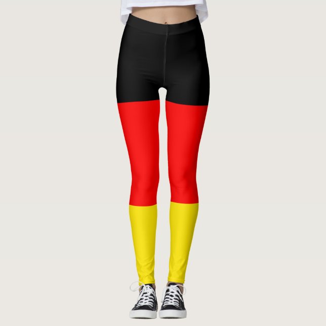 Germany Flag Leggings (Front)