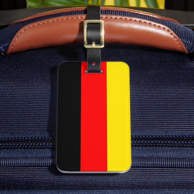 Germany Flag Luggage Tag (Front Insitu 2)