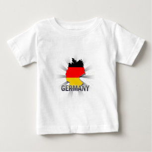 Germany Flag Map 2.0 Baby T-Shirt