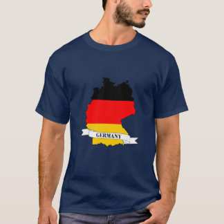 germany flag map T-Shirt