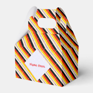 Germany Flag Personalised Gable Favour Box