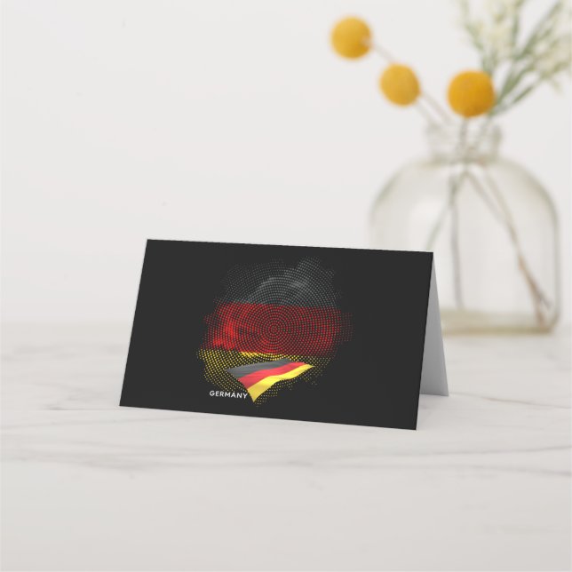 Germany flag place card (Front)