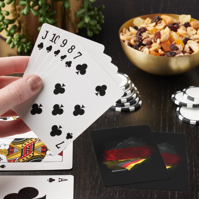 Germany flag playing cards (In Situ)