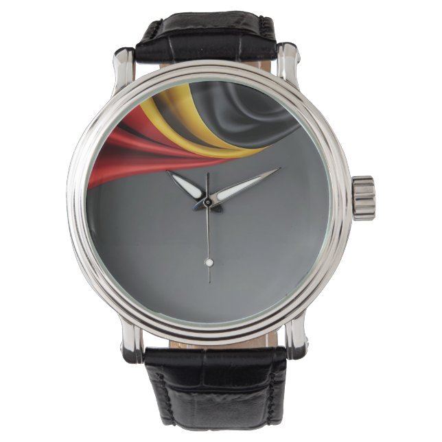 Germany flag silk texture watch (Front)