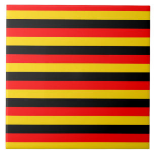 germany flag stripes country symbol red yellow bla ceramic tile