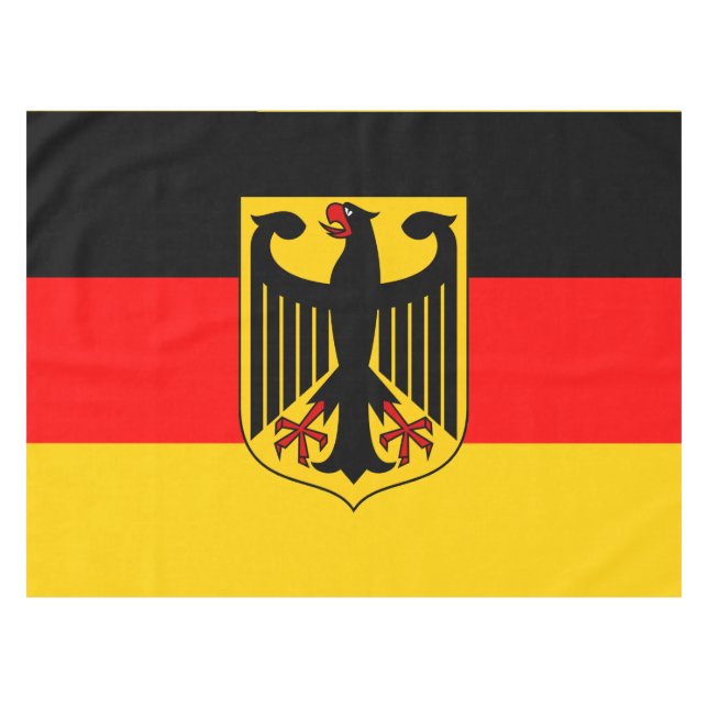 Germany Flag Tablecloth (Front (Horizontal))