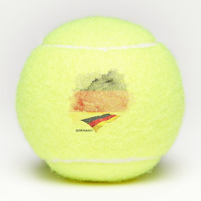 Germany flag tennis balls (Front)