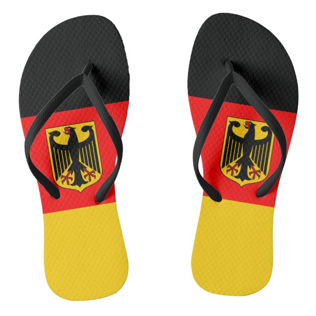 Germany Flag Thongs (Footbed)