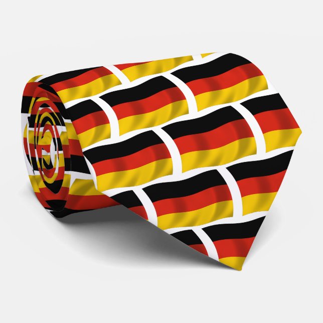 Germany Flag Tie (Rolled)