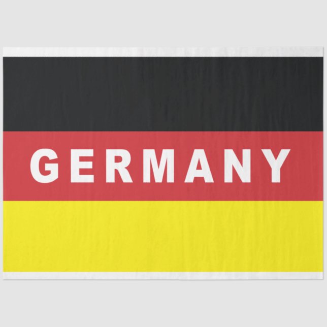 Germany Flag  Tissue Paper (Front)