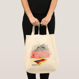 Germany flag tote bag