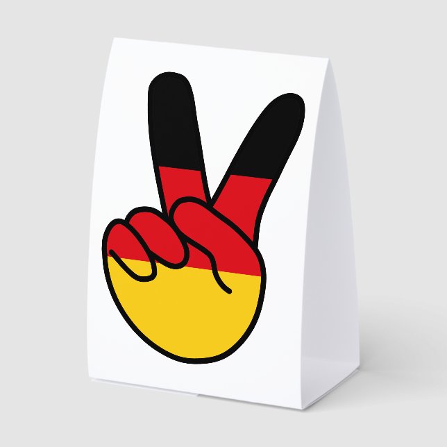Germany Flag V Sign (Front)