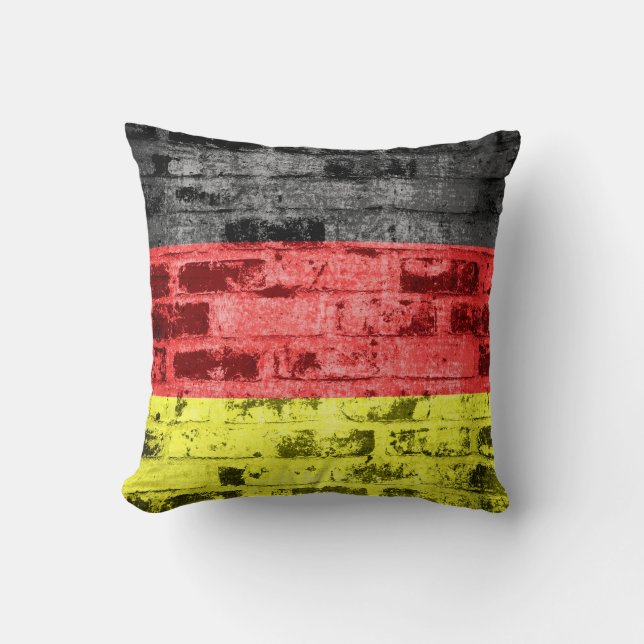 Germany Flag Vintage Cushion (Front)