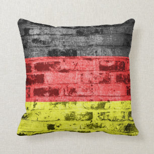 Germany Flag Vintage Cushion