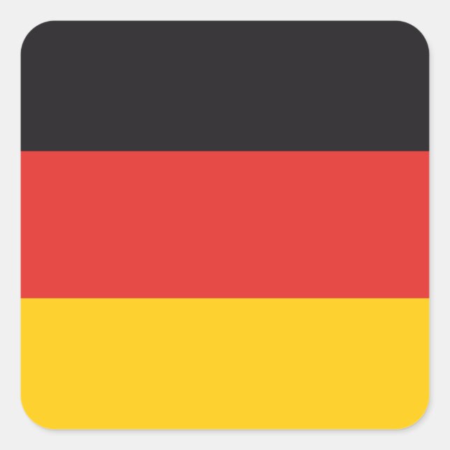 Germany Flag x20 stickers german square flag (Front)