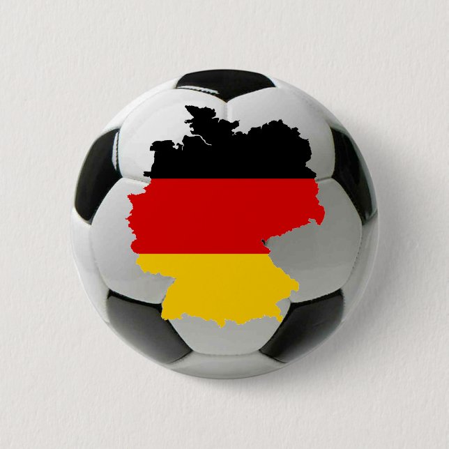 Germany football 6 cm round badge (Front)