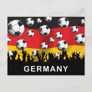 Germany Football Postcard